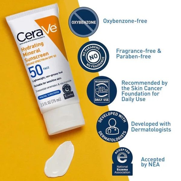 CeraVe 4 in 1 Skincare Kit – Night Cream, Sunblock, Cleanser & Serum | Hydrating, Brightening & Protective Daily Skin Care Set for Radiant Healthy Skin