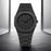 Men's Full Black Aura Quartz Watch | Durable Matte Black Aura Watch