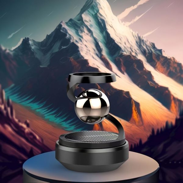 Star Solar Powered Levitating Ball Air Freshener For Car Dashboard, Aesthetic Car Decor | Best Quality